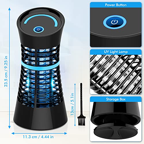 Detalle de Regevo Lámpara Antimosquitos Eléctrica 4W UV: Exterminador sin químicos para interior y exterior