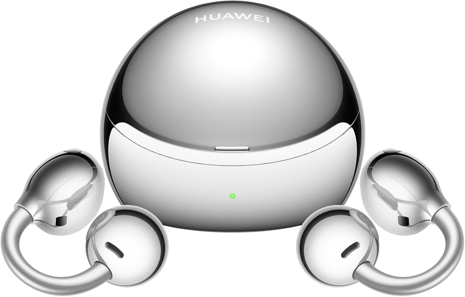 Detalle de HUAWEI FreeClip 2 S Argento — Auricolari wireless open-ear leggeri e design comfort tutto il giorno