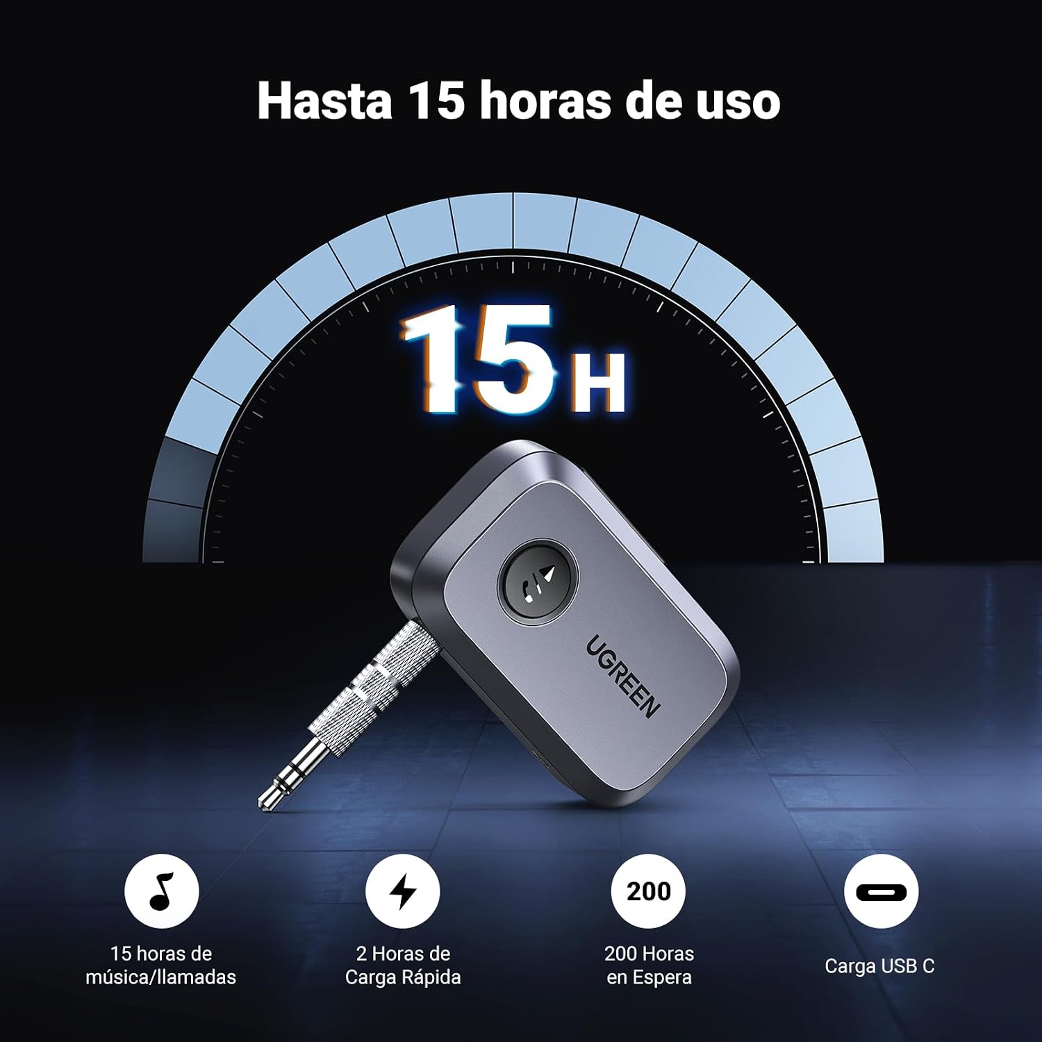 Thumbnail 3 de UGREEN Receptor Bluetooth 6.0 3.5mm
