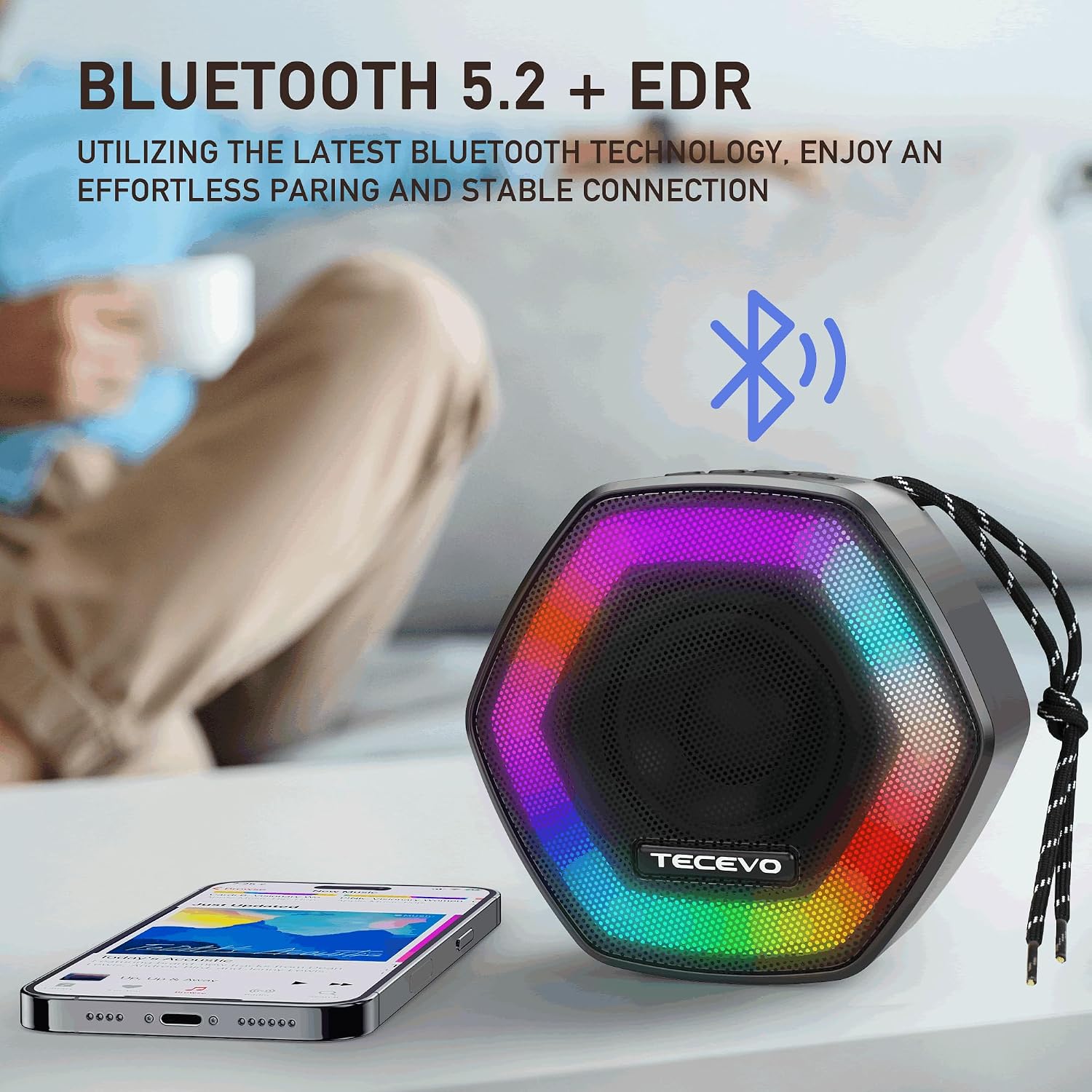 Detalle de TECEVO HEX Bluetooth speaker 6 Hours