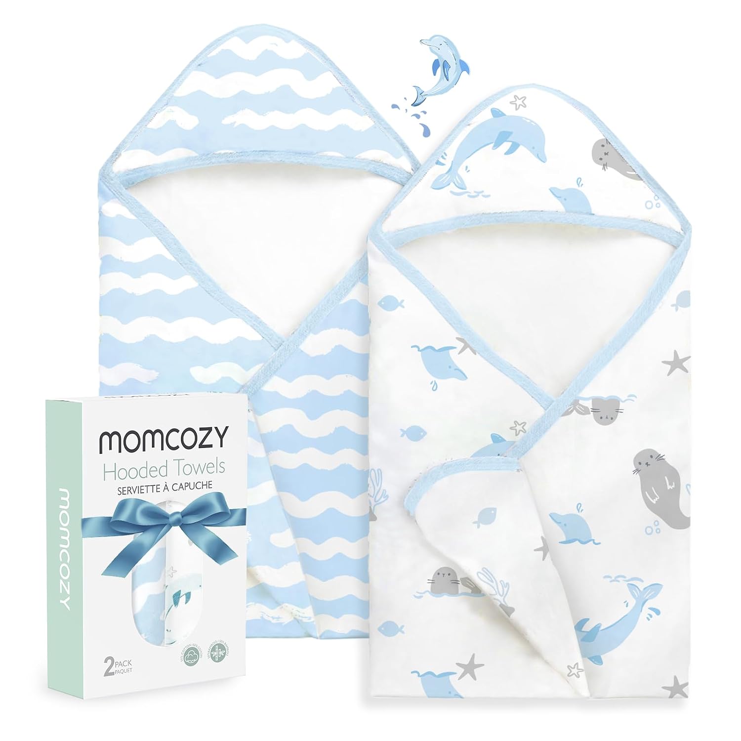 Thumbnail 6 de Momcozy Hooded Baby Towel 35 x 35 Inch 🍋