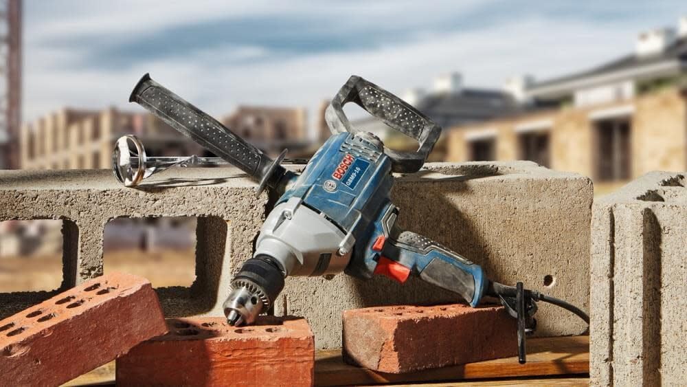 Detalle de Bosch GBM9-16 9 Amp Drill/Mixer with 5/8-Inch Keyed Chuck
