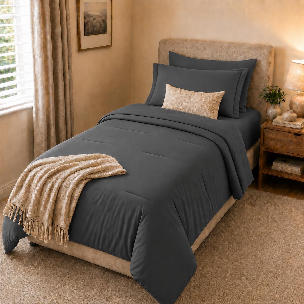 Thumbnail 6 de HIMEET Twin XL Comforter Set