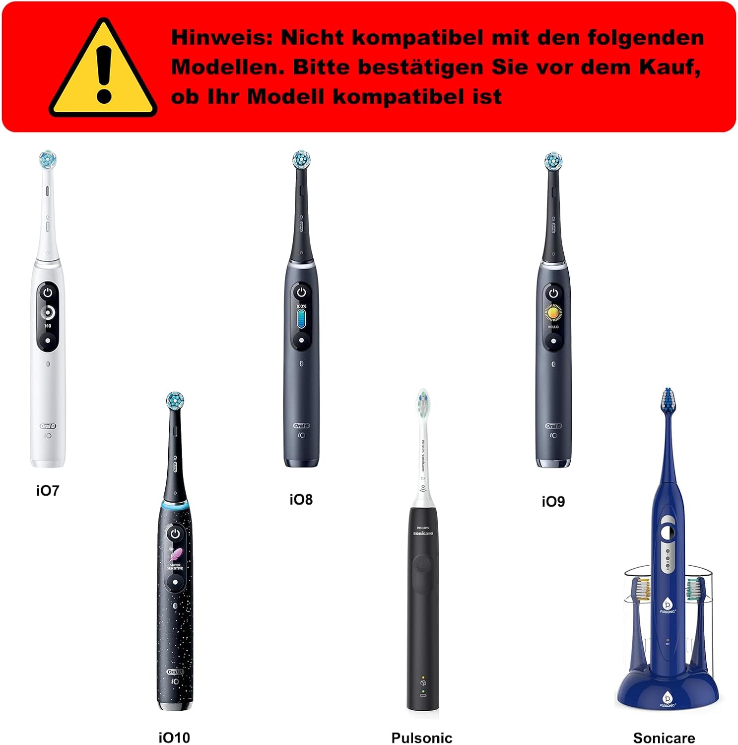 Thumbnail 2 de Ladestation Ladegerät für Braun Oral-B Zahnbürsten – Wandladegerät mit IP67 Schutz, kompatibel mit Pro/Vitality/Genius/Smart/iO 3–6