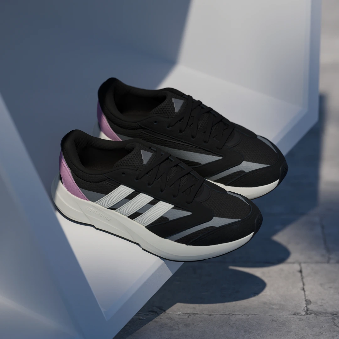 Detalle 2 de Zapatilla Lightshift 2.0 de Adidas en color Gris