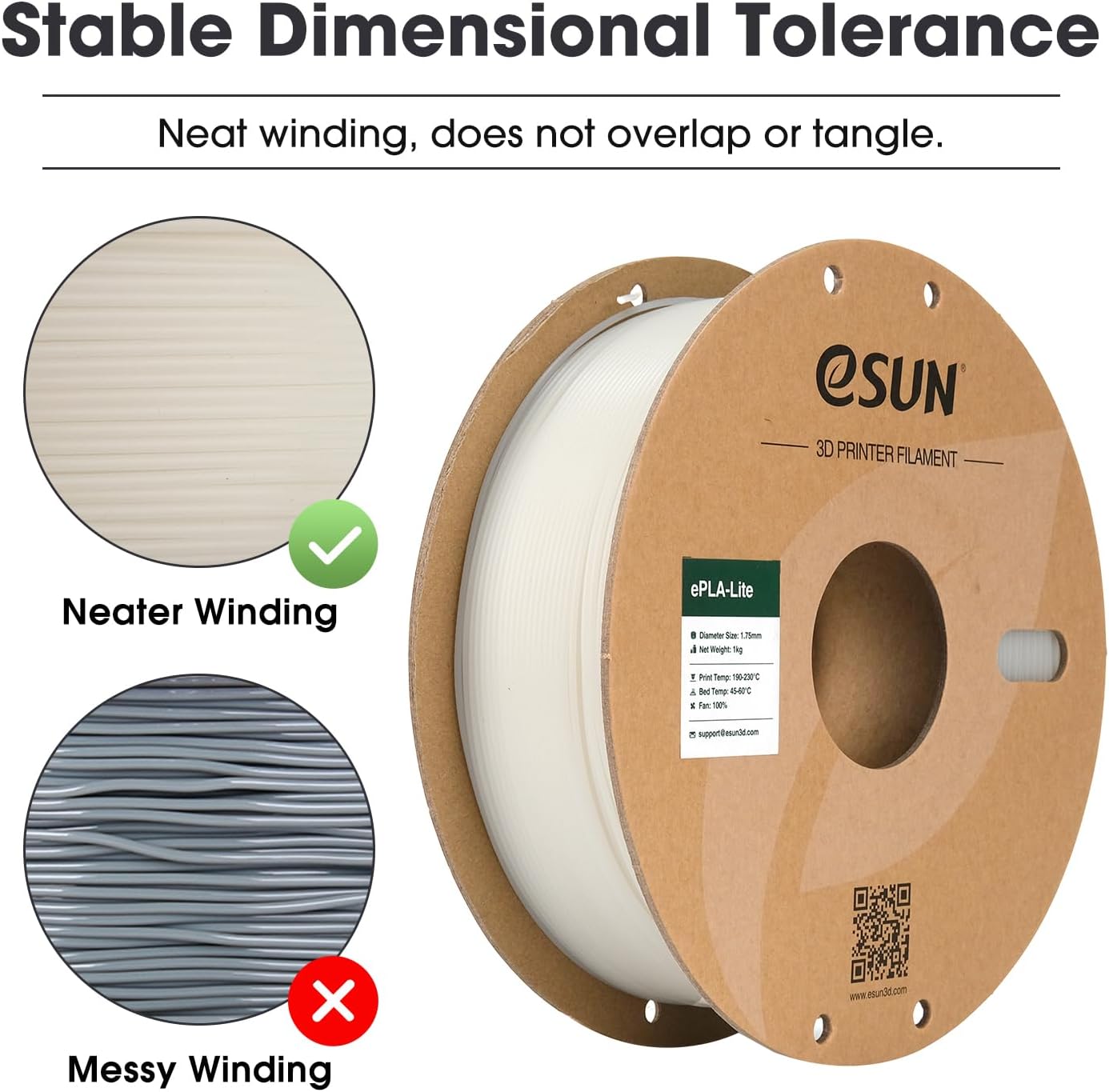 Thumbnail 2 de eSUN Filamento PLA 1,75 mm 4 kg per stampa 3D 🖨️