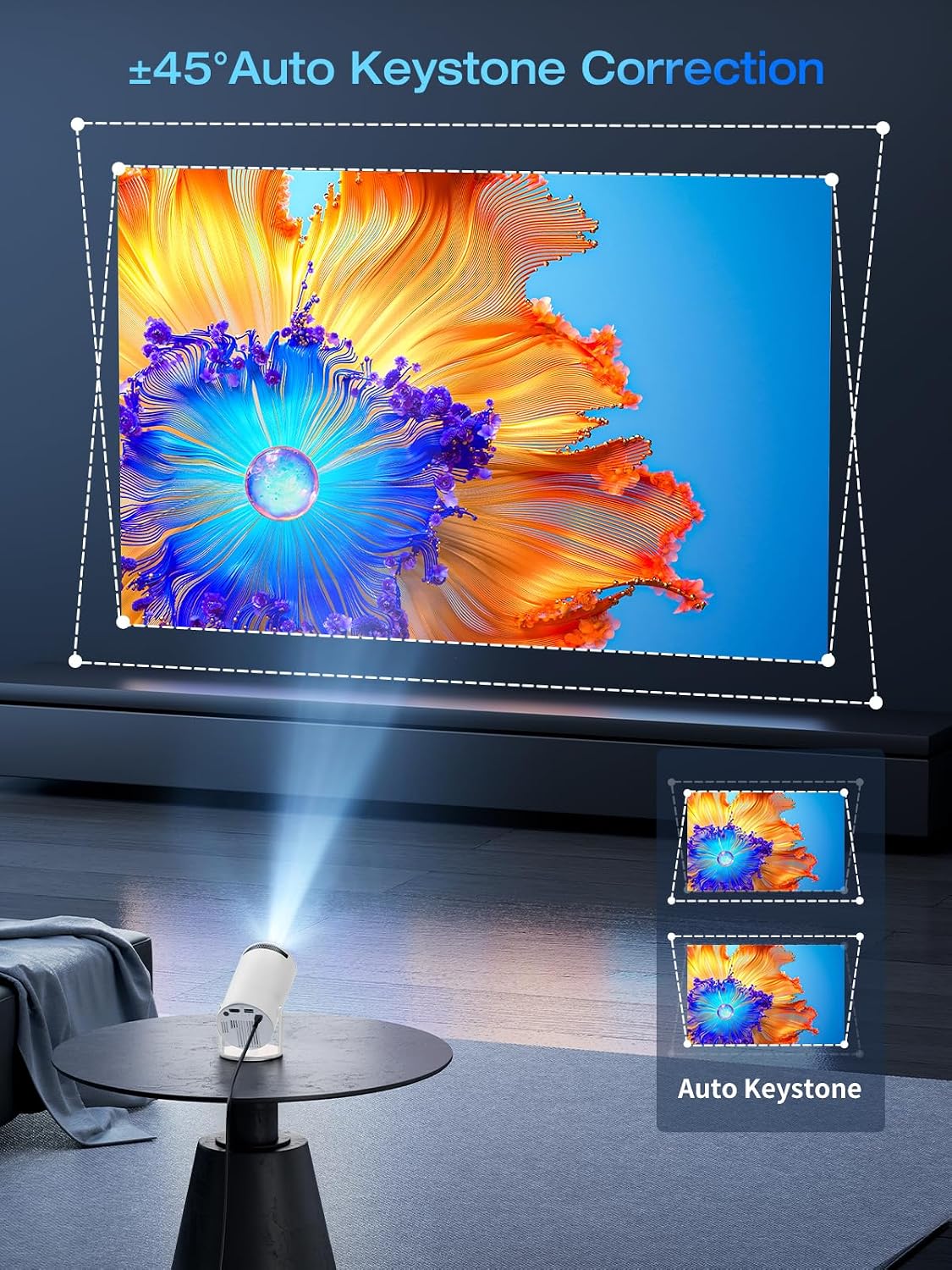 Thumbnail 4 de Mini Projector 20000 Lux, 4K support
