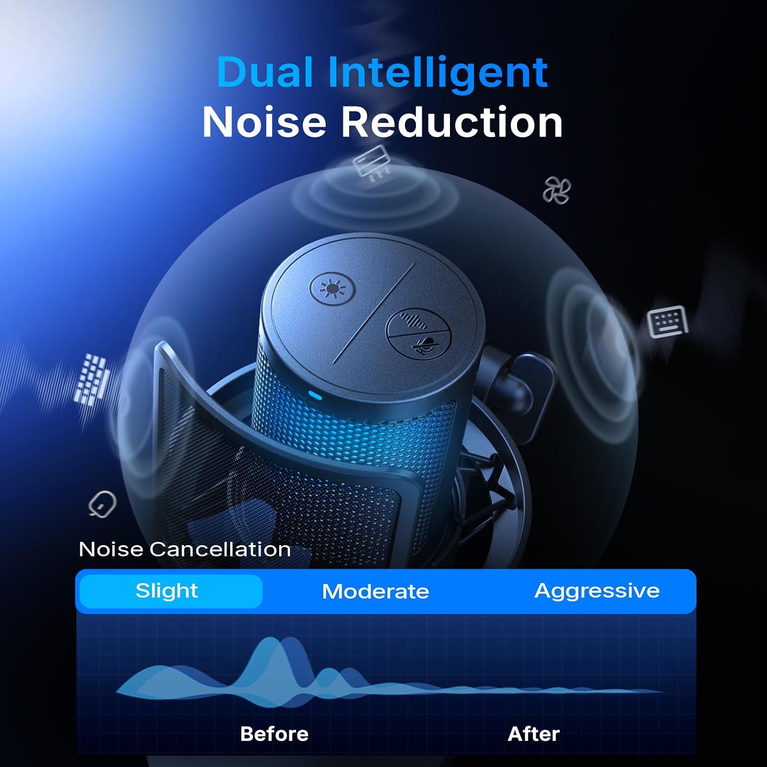 Thumbnail 4 de MAONO Wireless Gaming Microphone DGM20W