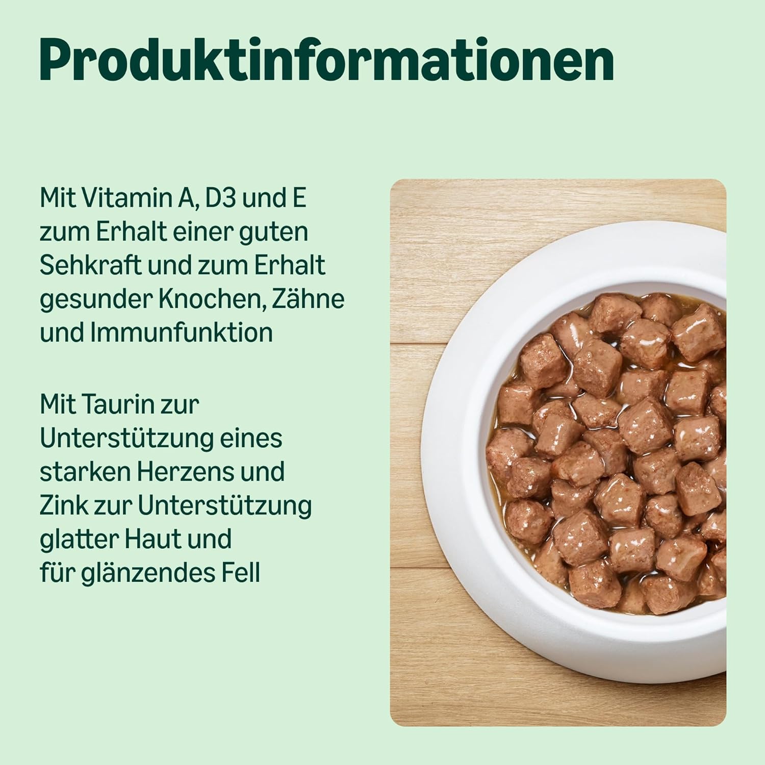 Detalle de by Amazon Katzensfutter Nassfutter Lachsstück in Sauce (ASC-zertifiziert) – 6 x 415 g