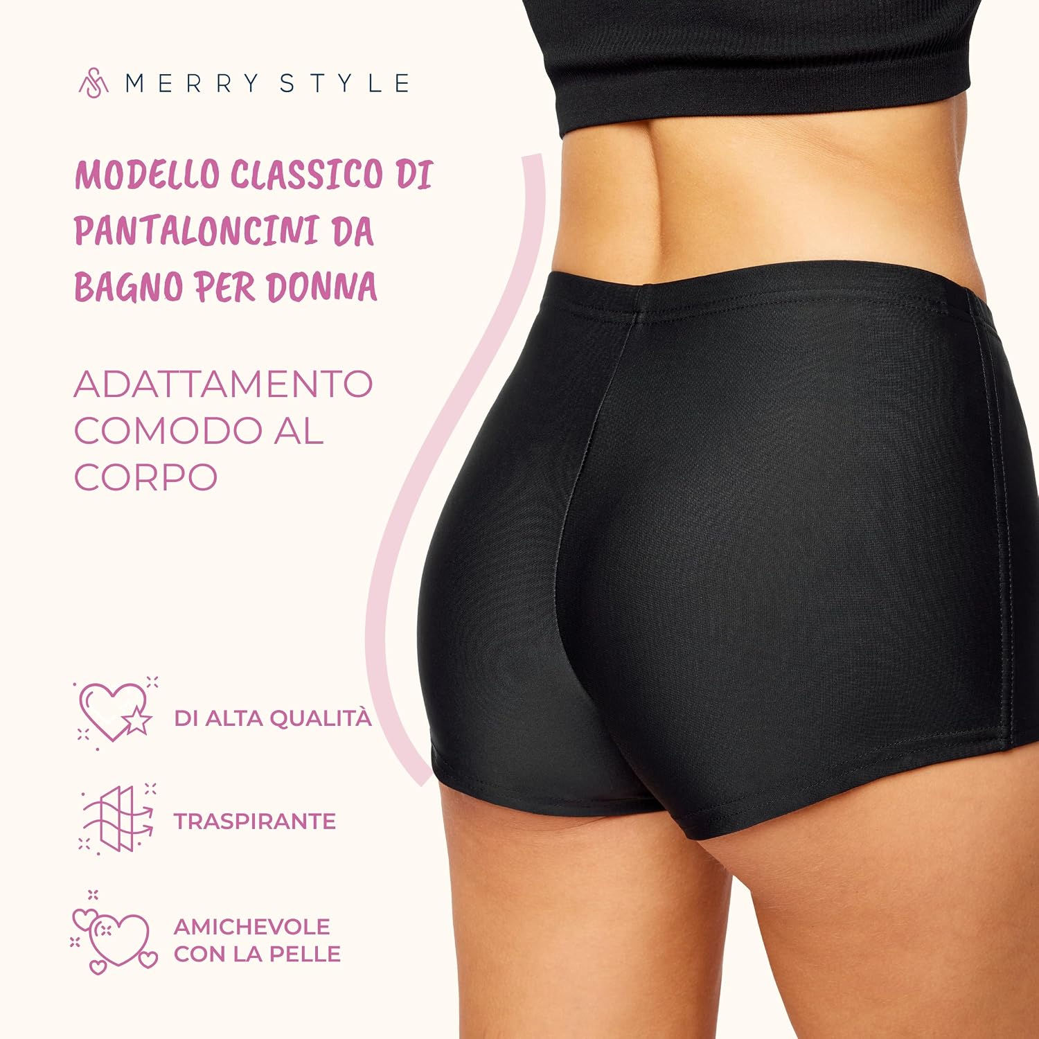 Thumbnail 2 de Costume da bagno donna Merry Style a pantaloncino L23L1 con UPF 50+