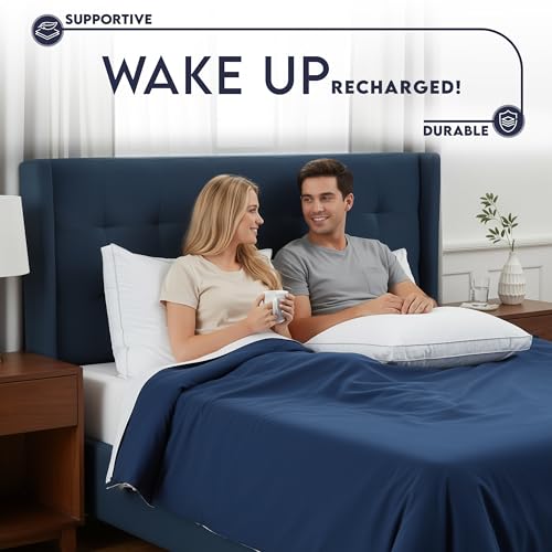 Thumbnail 4 de Utopia Bedding Gusset Bed Pillow, Hotel-Quality Comfort (Queen, Set of 2)