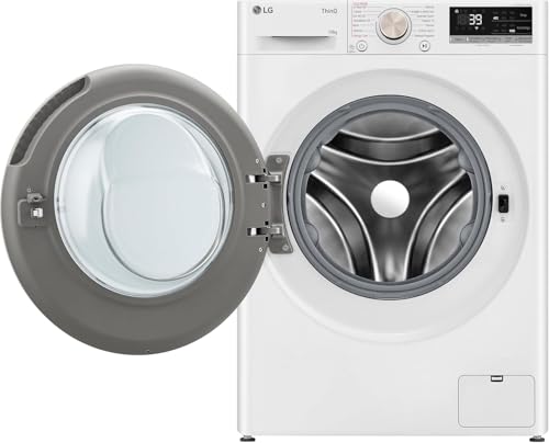 Detalle de LG AI DD F4R7010TSWG Lavatrice 10 kg: efficienza, vapore e controllo Wi‑Fi