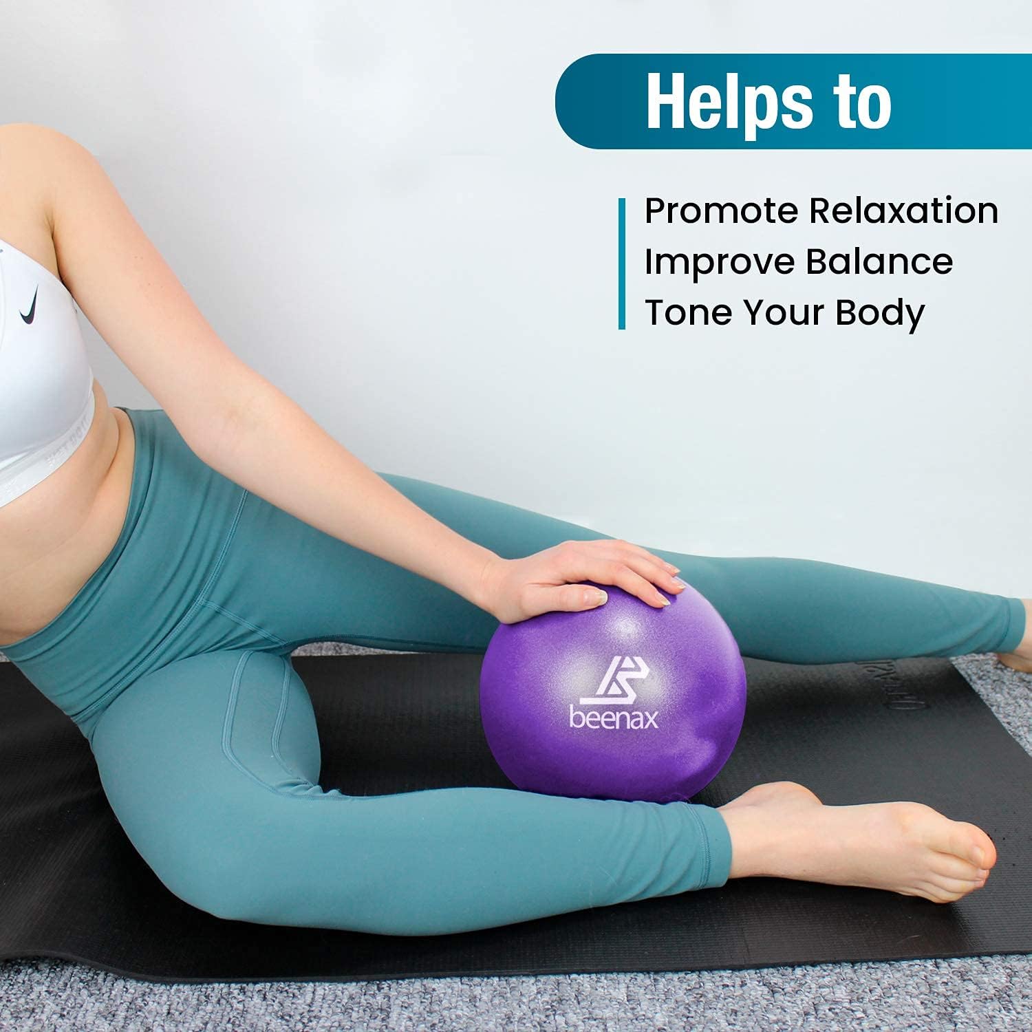 Thumbnail 2 de Beenax 23cm Pilates Ball 9 cm core trainer 🧘♀