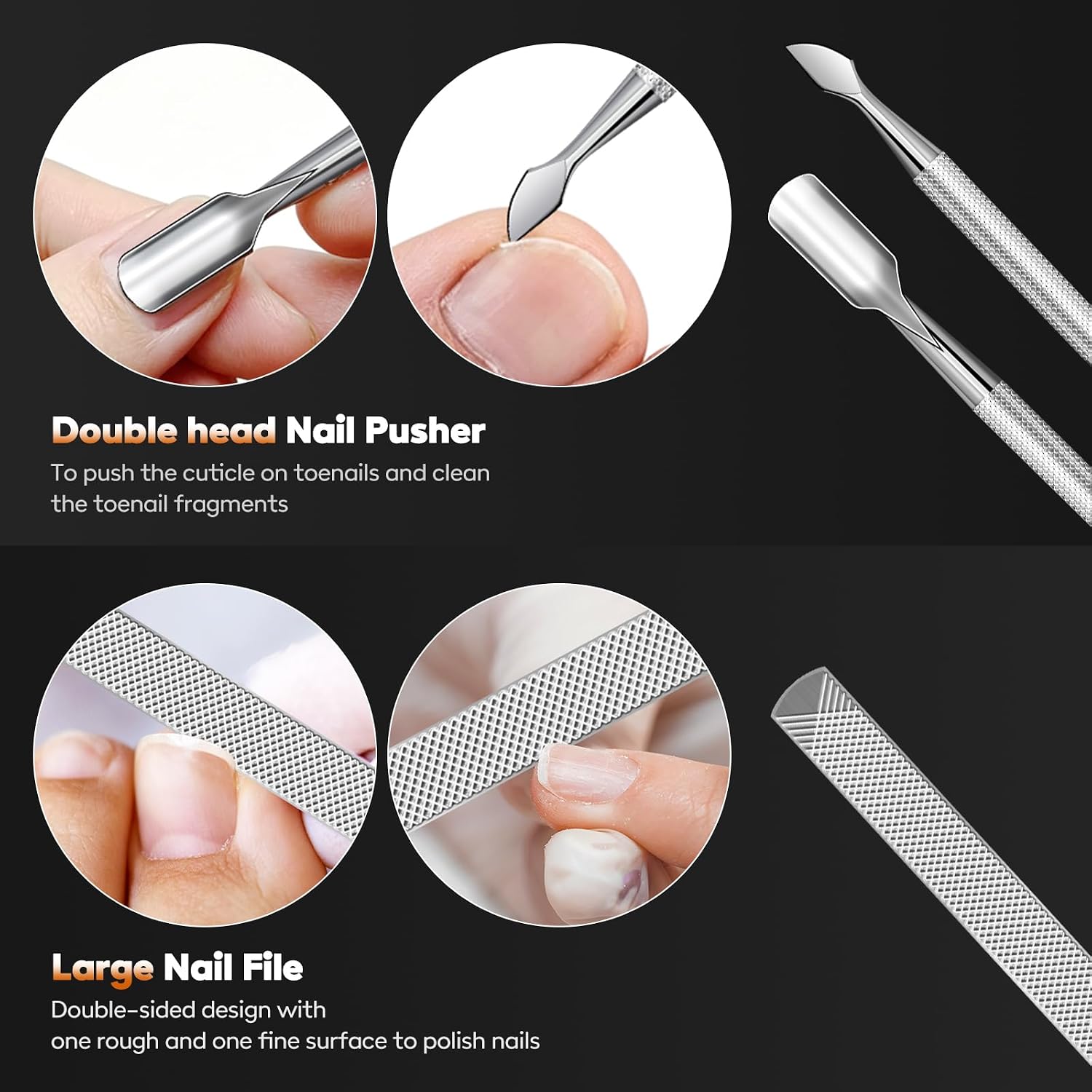Thumbnail 6 de Nagelknipser Set für Dicke & Eingewachsene Zehennägel – 7-in-1 Edelstahl Pediküre mit scharfer Klinge