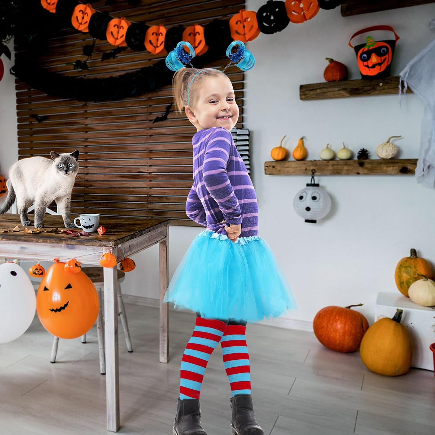 Detalle 2 de Snwquik Girls' Halloween Costume Set, 3-Piece