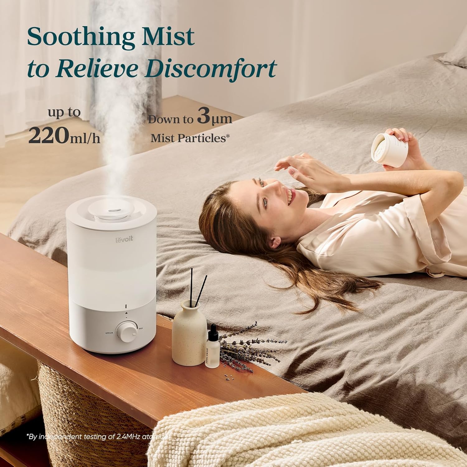 Thumbnail 1 de LEVOIT 3L Quiet Cool Mist Humidifier 💧