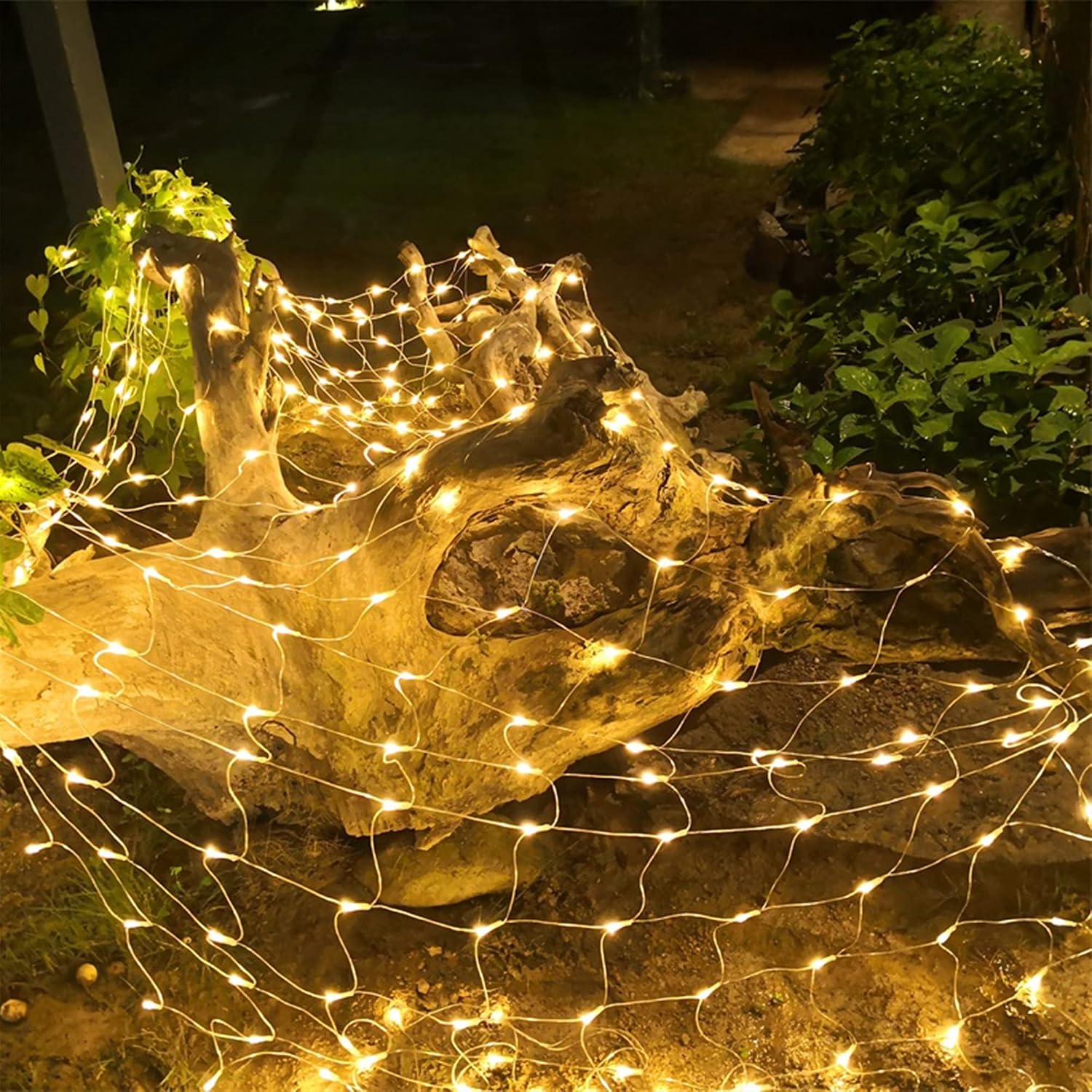 Detalle de LJLNION Christmas net lights, 360 LEDs
