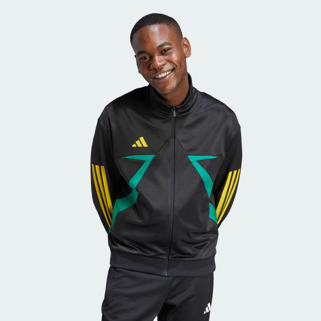 Detalle de Adidas Chaqueta House of Tiro Nations Pack – Negro