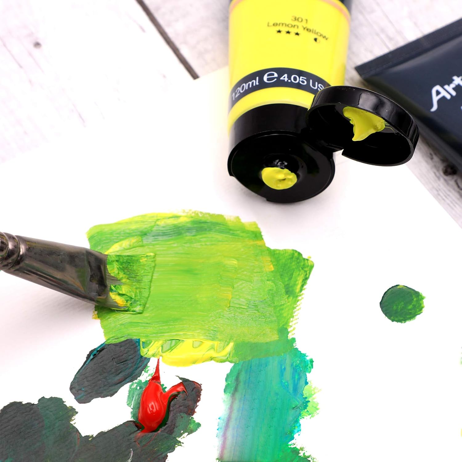 Thumbnail 3 de Artecho Acrylfarbe Gold 120 ml 🎨