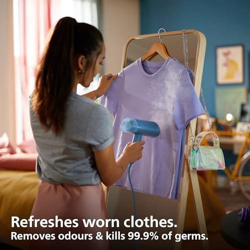 Thumbnail 6 de Philips Handheld Garment Steamer 3000 Series - 1000W, 20 g/min, Great for Travel