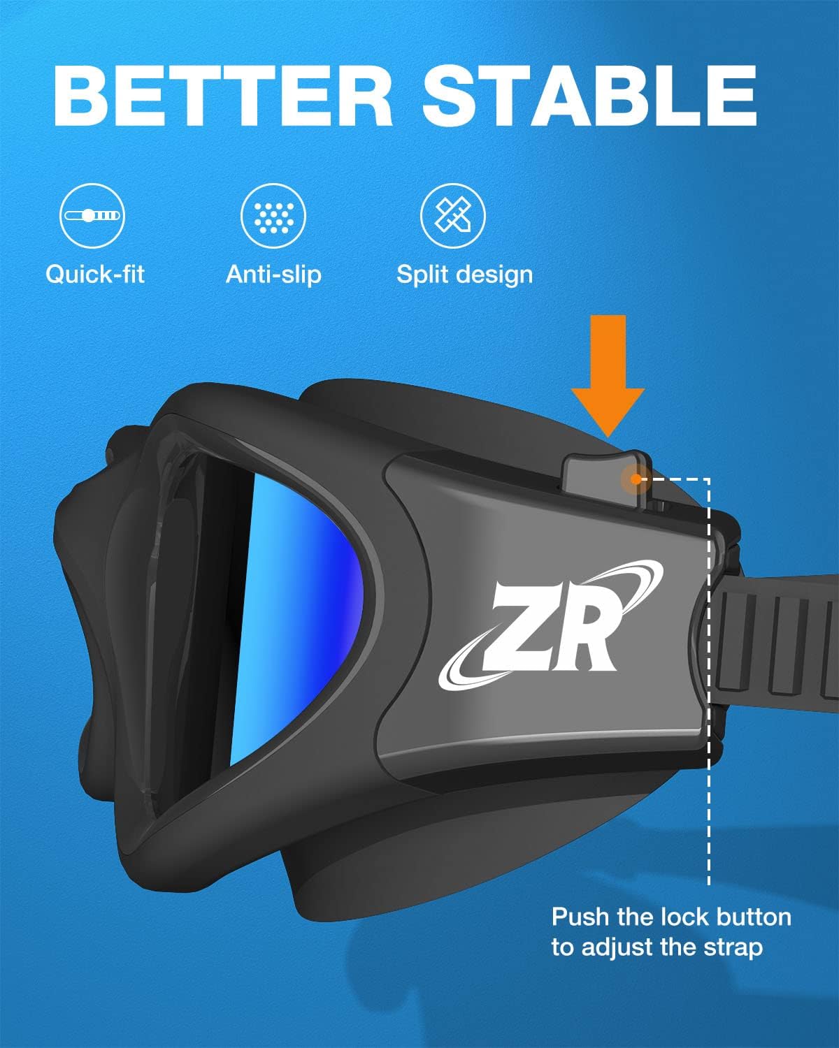 Thumbnail 5 de ZIONOR G1 Polarisierte Schwimmbrille – UV-Schutz, Anti-Nebel, breiter Blickwinkel