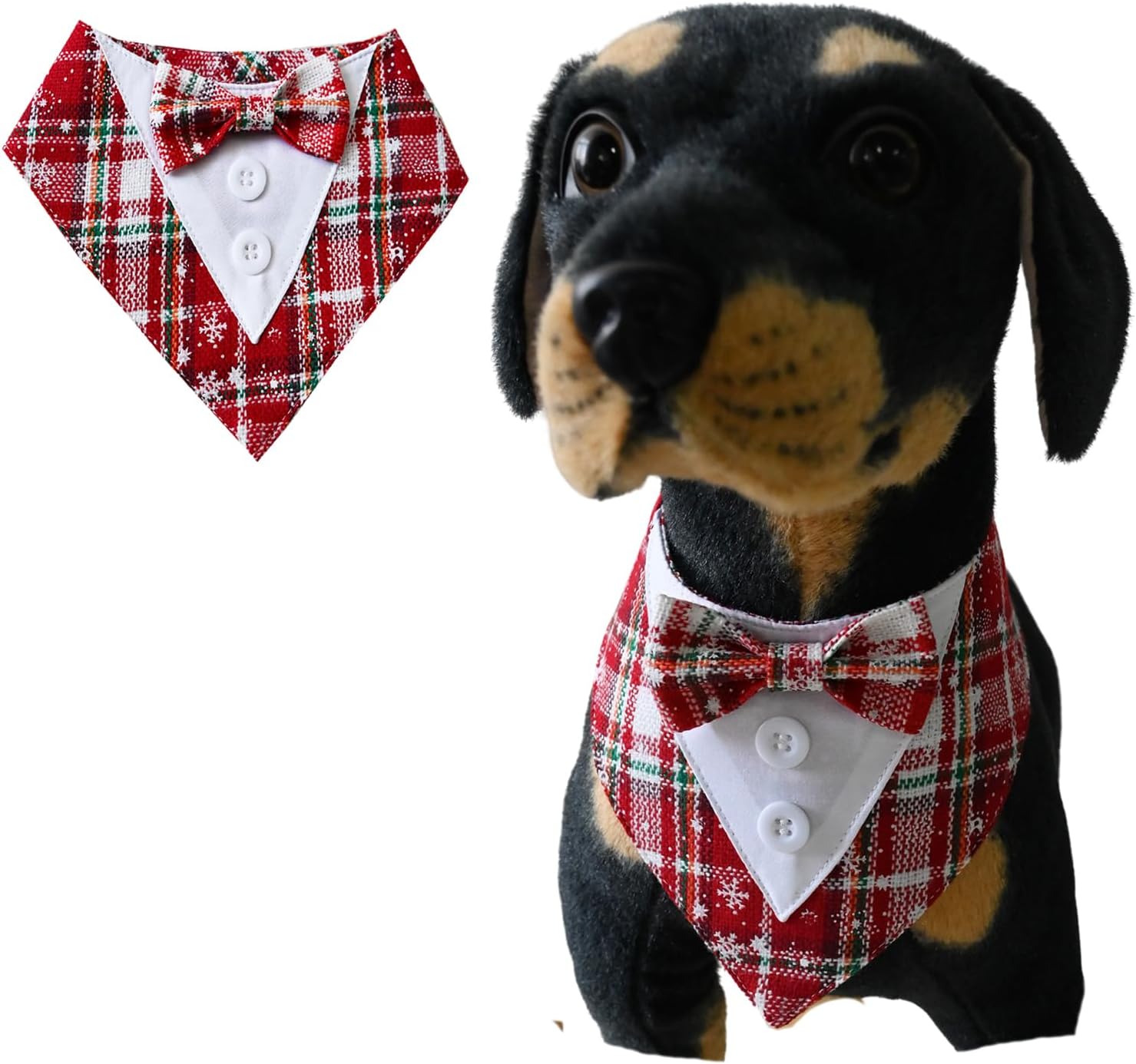 Thumbnail 5 de BT Bear Pet Tuxedo Collar Bandana – Adjustable Wedding-Ready Bow Tie for Small to Large Dogs and Cats