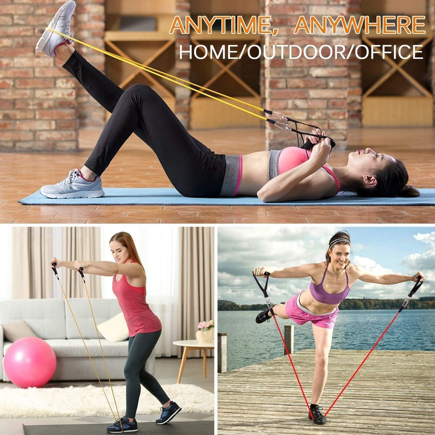 Thumbnail 4 de Resistance Bands Set 5pcs for Strength Training 🏋
