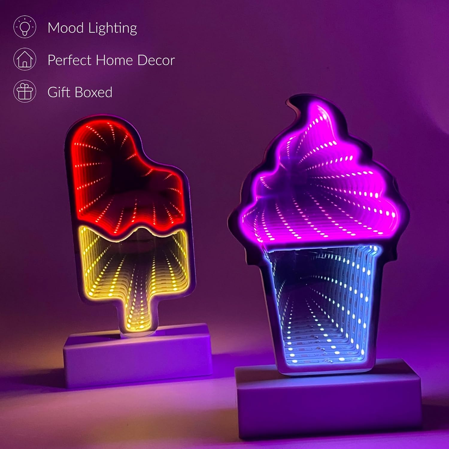 Thumbnail 3 de Gleneagles Ice Cream Infinity Light – LED neon sign for a gaming room