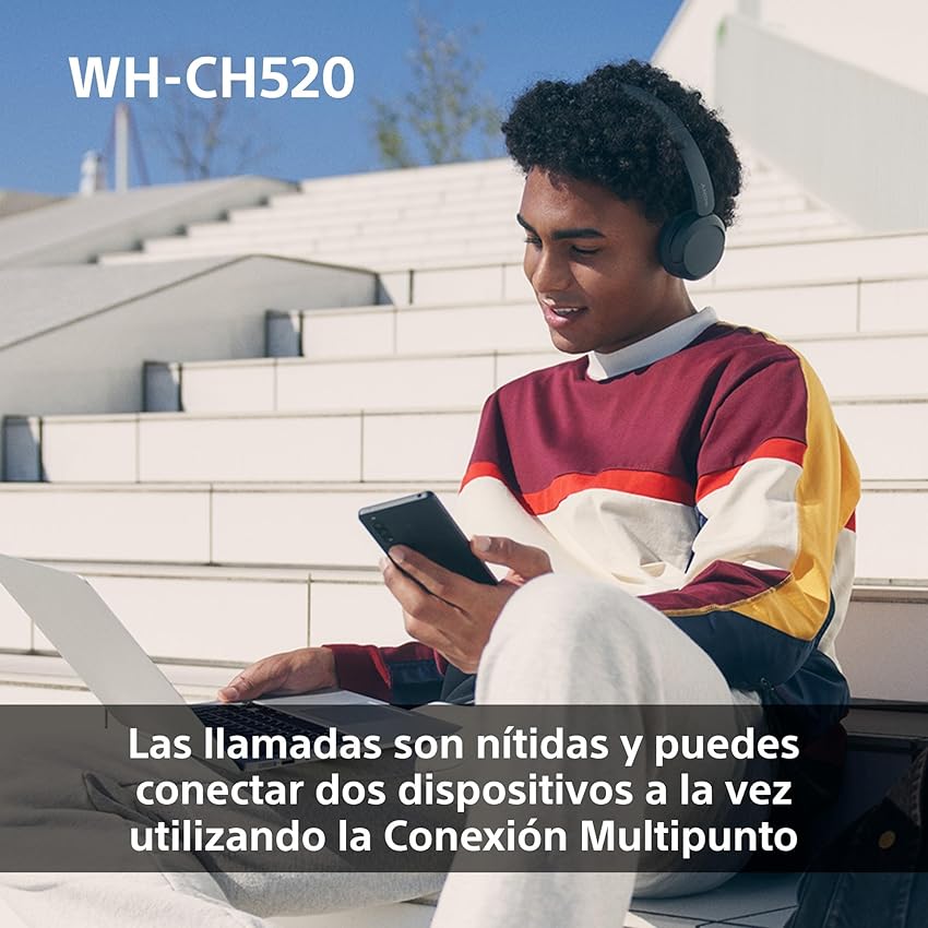 Thumbnail 5 de Sony WH-CH520 Auriculares inalámbricos Bluetooth, 50h batería