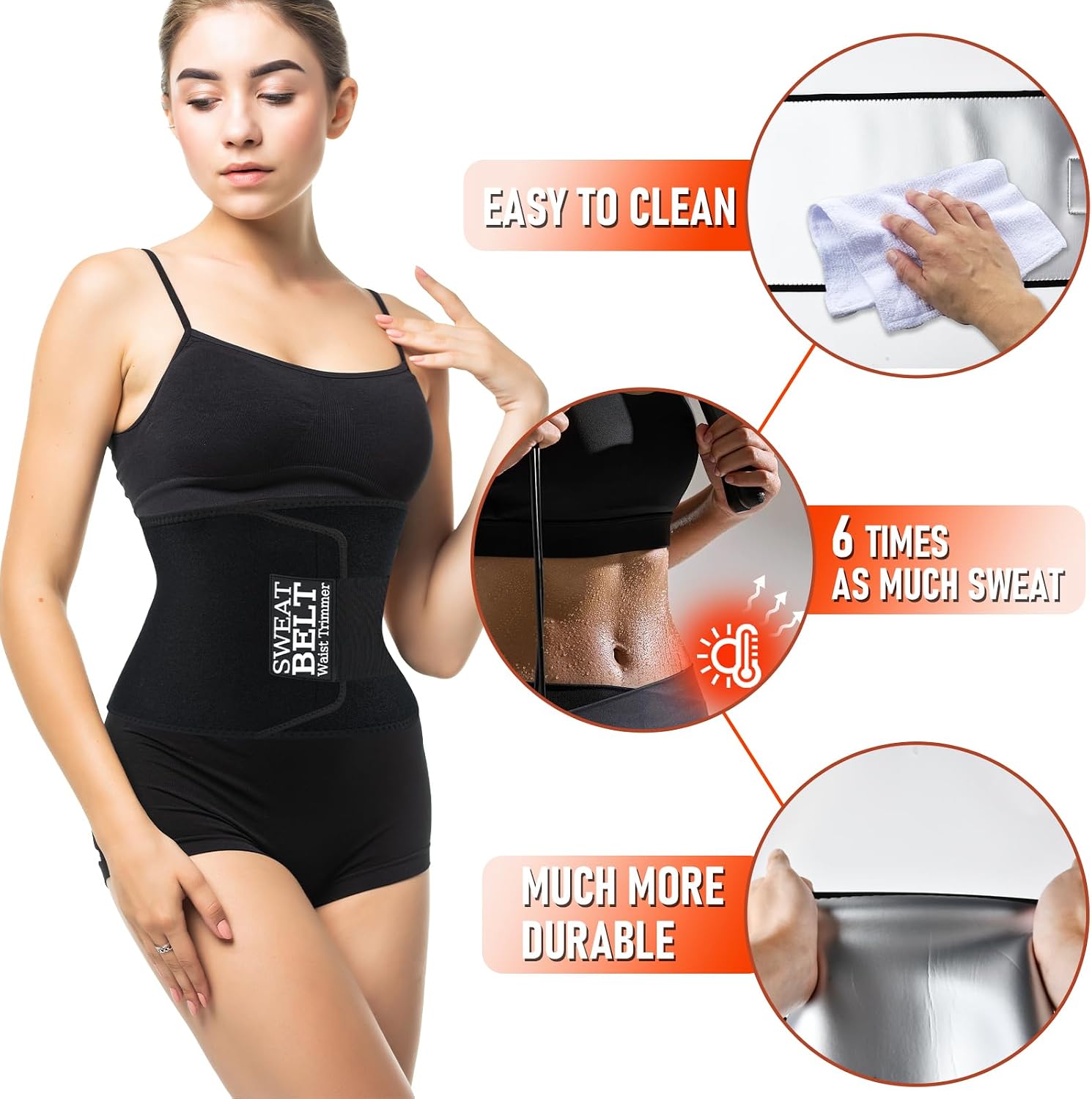 Detalle 2 de AMZBOSS Waist Trainer with Neoprene