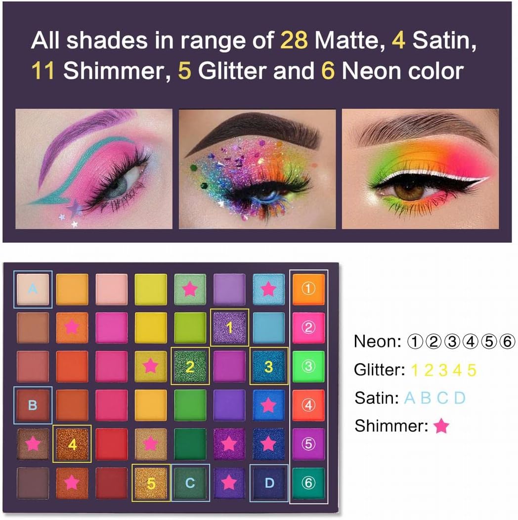 Thumbnail 3 de Palette fard à paupières UCANBE 48 couleurs