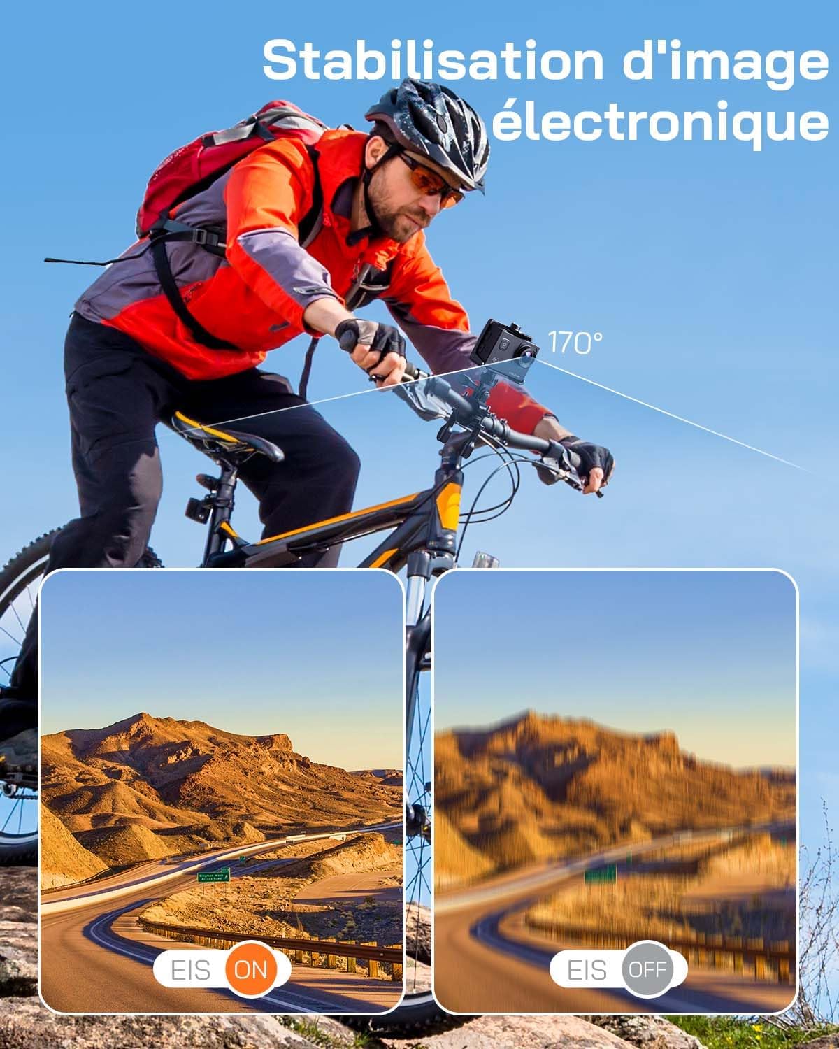 Detalle de WOLFANG GA100 Caméra sport 4K