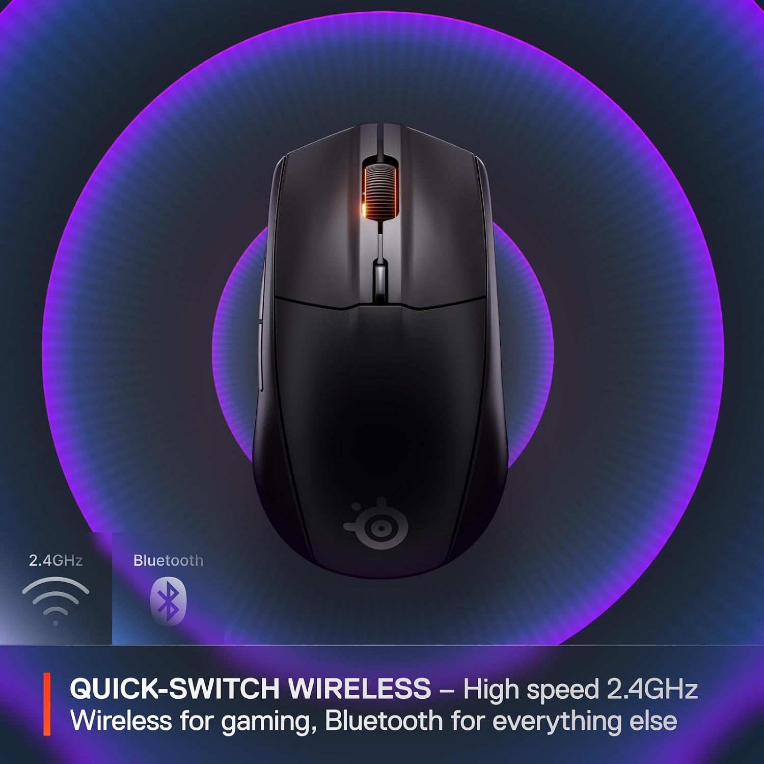 Detalle de SteelSeries Rival 3 Wireless Gen 2 18000 DPI