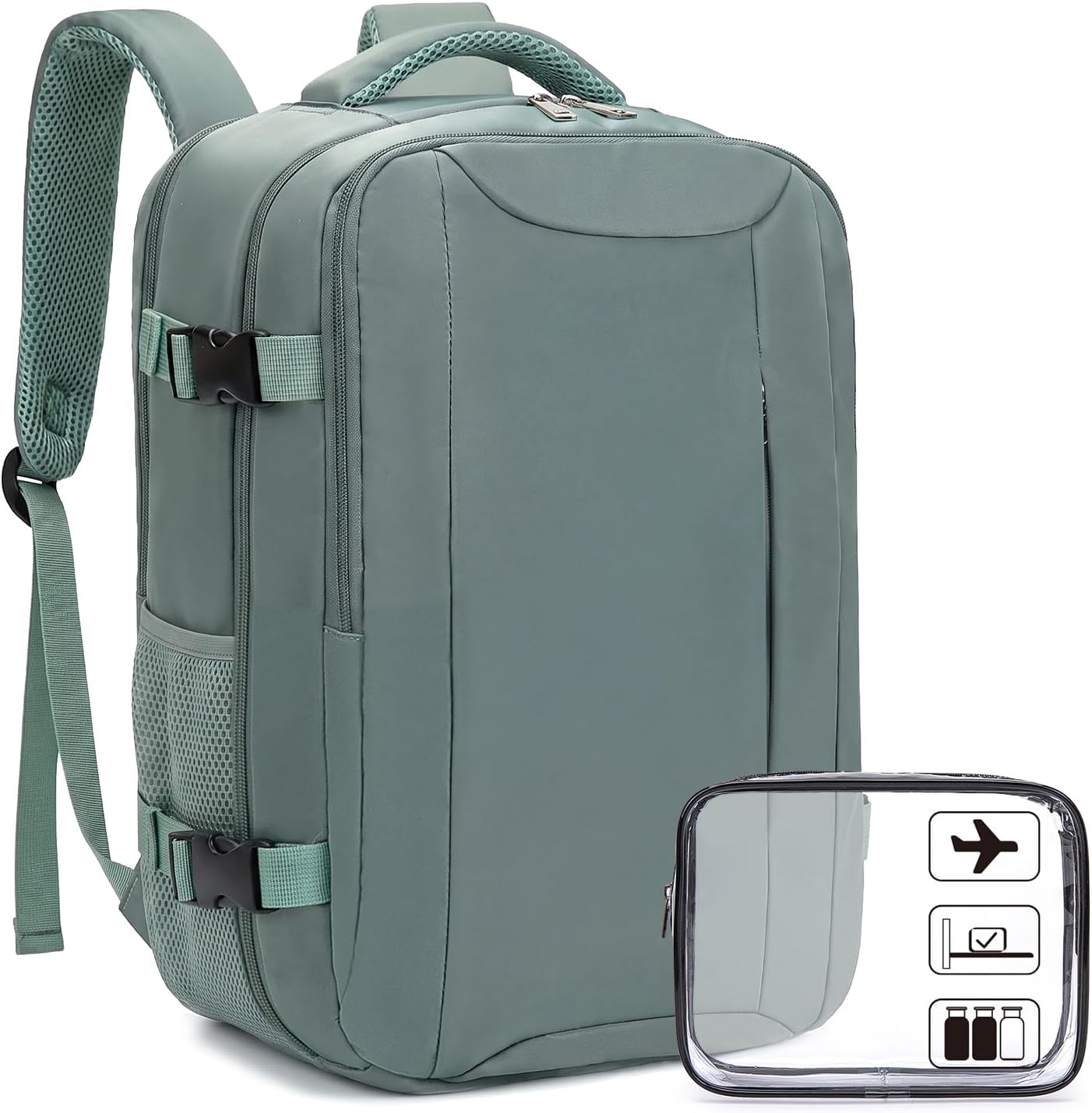Detalle de Xkdoai Ryanair cabin bag 40x30x20 travel backpack