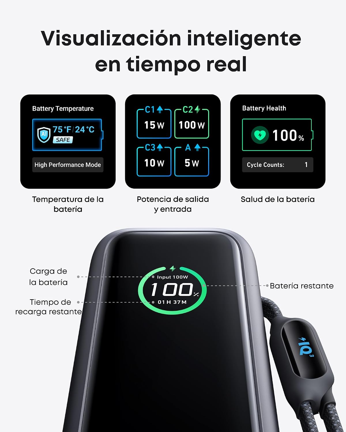 Thumbnail 5 de Anker Zolo Power Bank 25K 165W