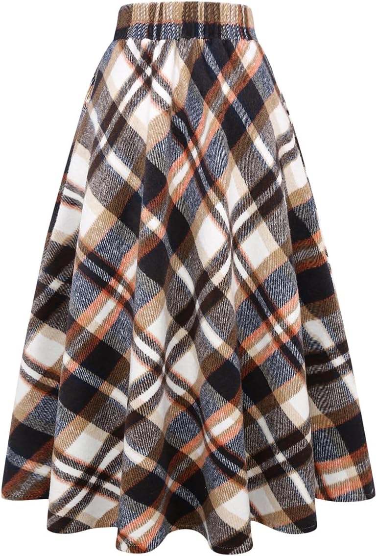 Detalle de IDEALSANXUN Women's Wool Skirt