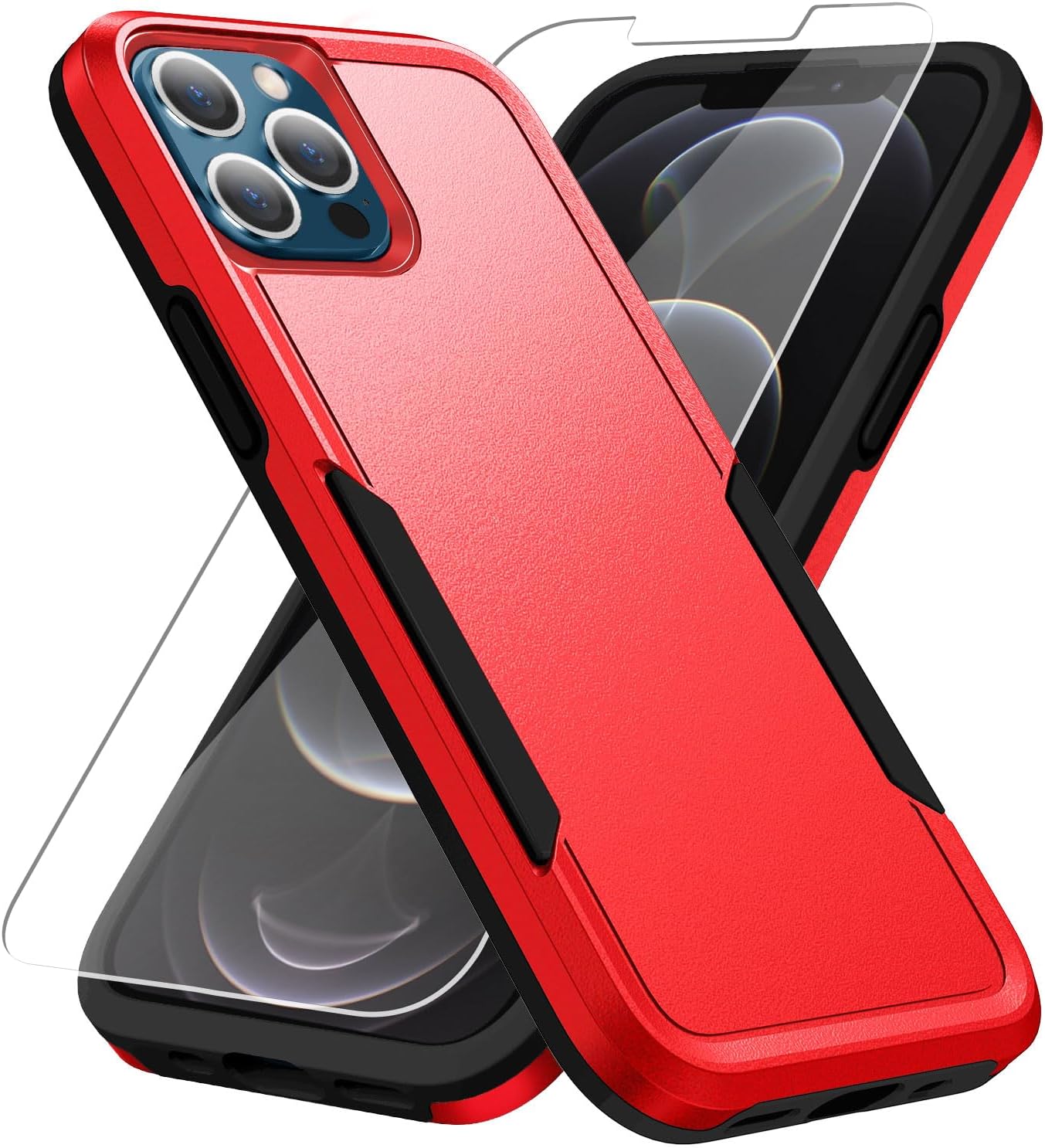 Thumbnail 6 de Warsia iPhone 12/12 Pro Case with HD Screen Protector – Purple, Military Grade