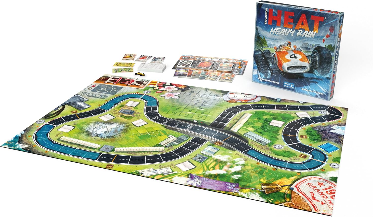 Detalle 2 de Asmodee Heat: Heavy Rain expansion 60m 🎲