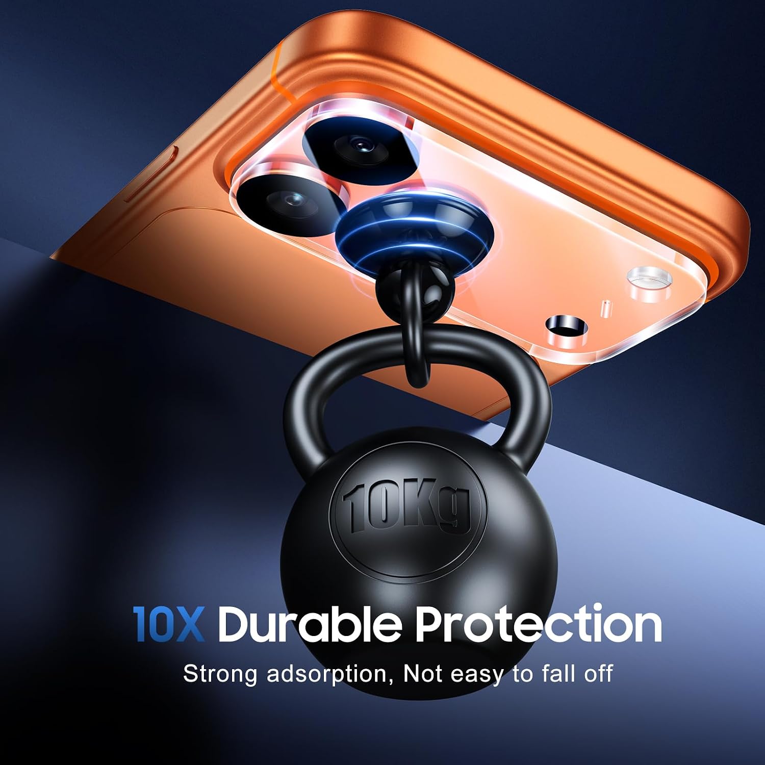 Detalle de UniqueMe 17jtm-02 iPhone 17 Pro Camera Lens Protector, 3-Pack, 9H Glass