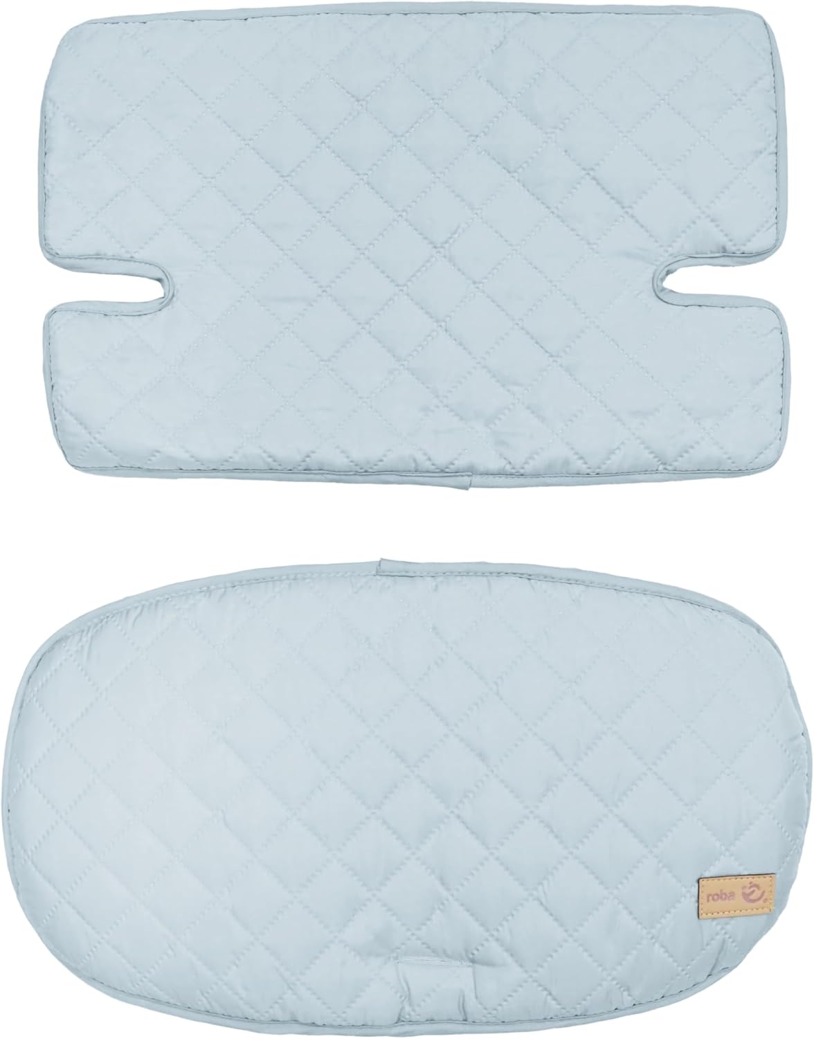 Detalle de Roba Cuscino Riduttore Style per Seggiolone – Set 2 pezzi per Seduta e Schiena, Universale, Impermeabile, Verde
