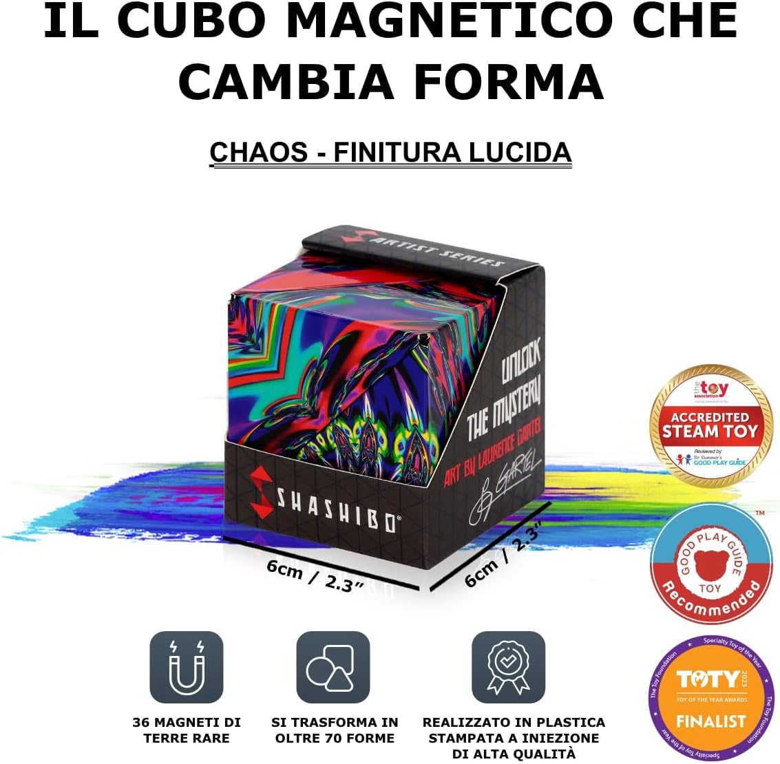 Thumbnail 1 de Shashibo Cubo Antistress Chaos 36 magneti