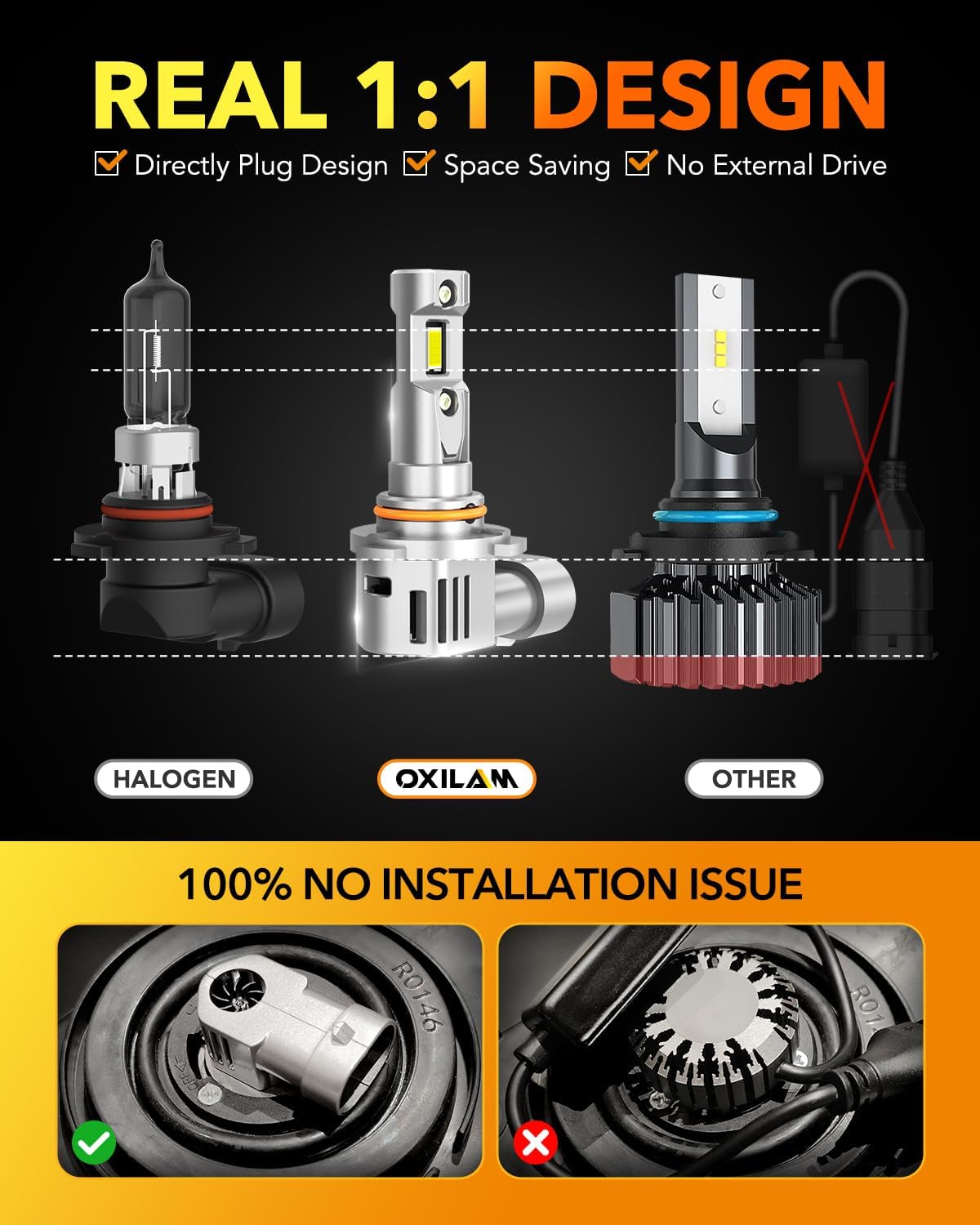 Thumbnail 5 de OXILAM 9005 9006 LED Bulb 120W