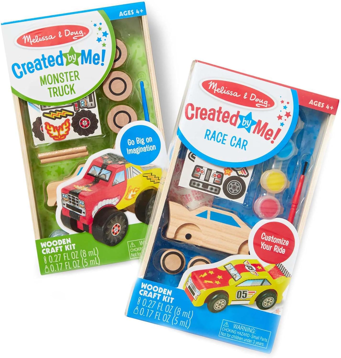 Detalle de Melissa & Doug Race Car and Monster Truck Kit