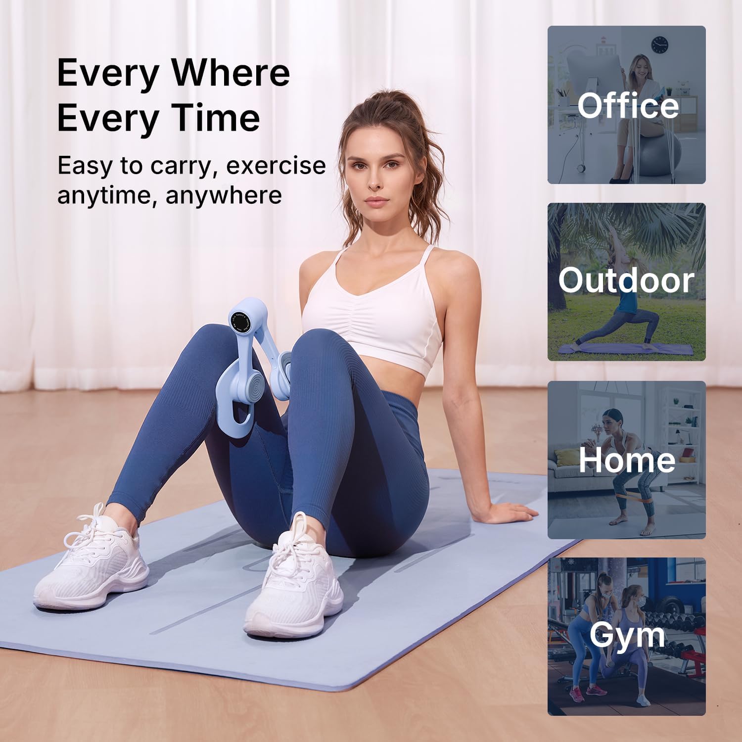 Detalle 2 de MERACH MR-2397 Thigh Trainer for Inner Thigh and Pelvic Floor Workouts