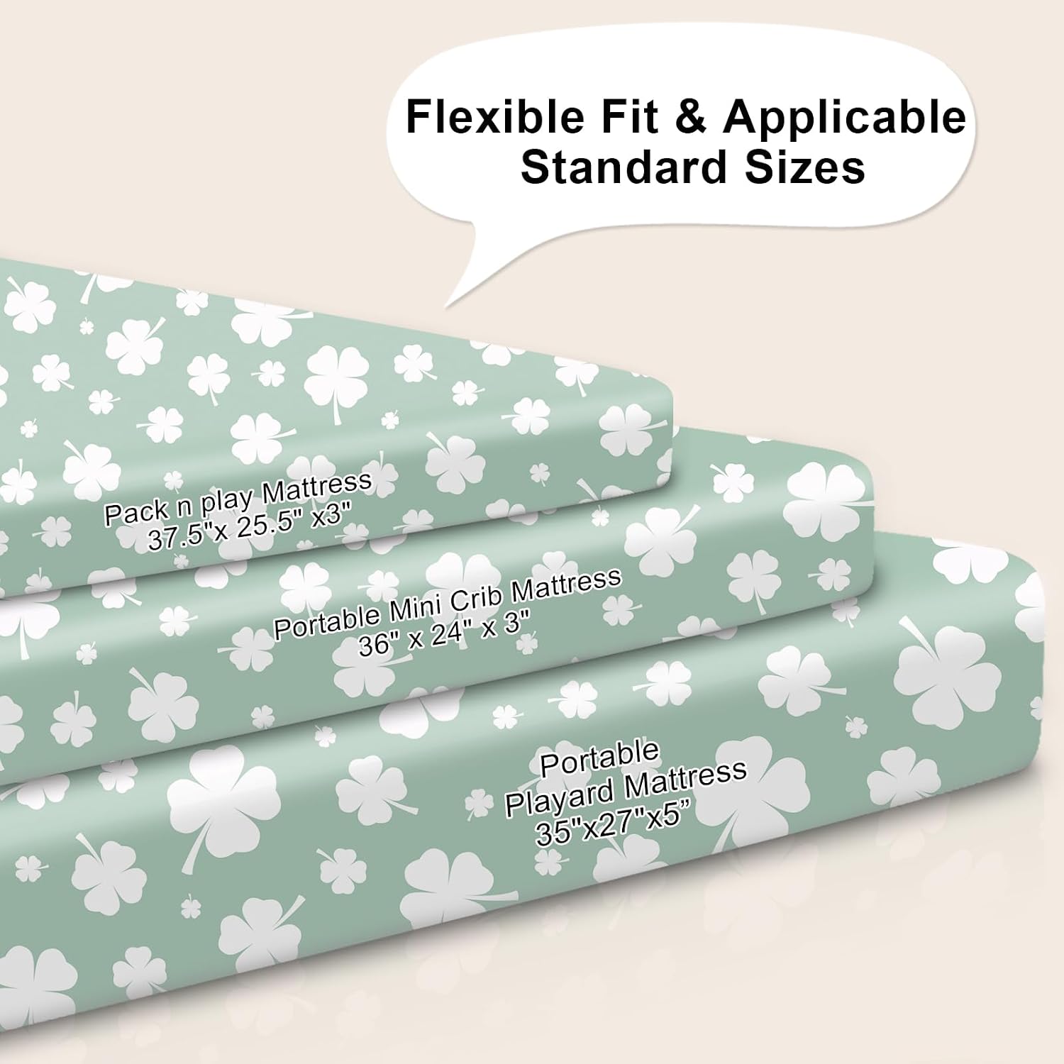 Detalle de Pack N Play Sheets, 2-Pack