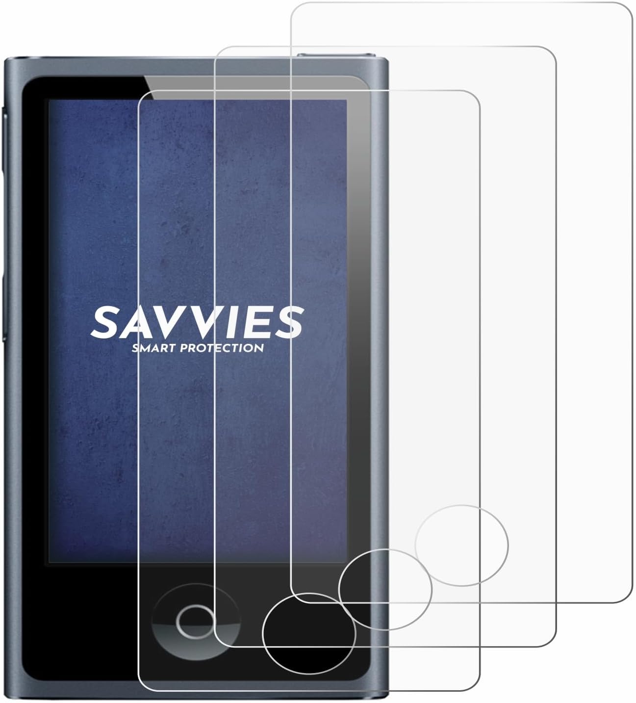 Thumbnail 1 de Savvies 6 Pezzi Pellicola Protettiva per iPod nano 2012 (7ª Gen.) Protezione Schermo Trasparente