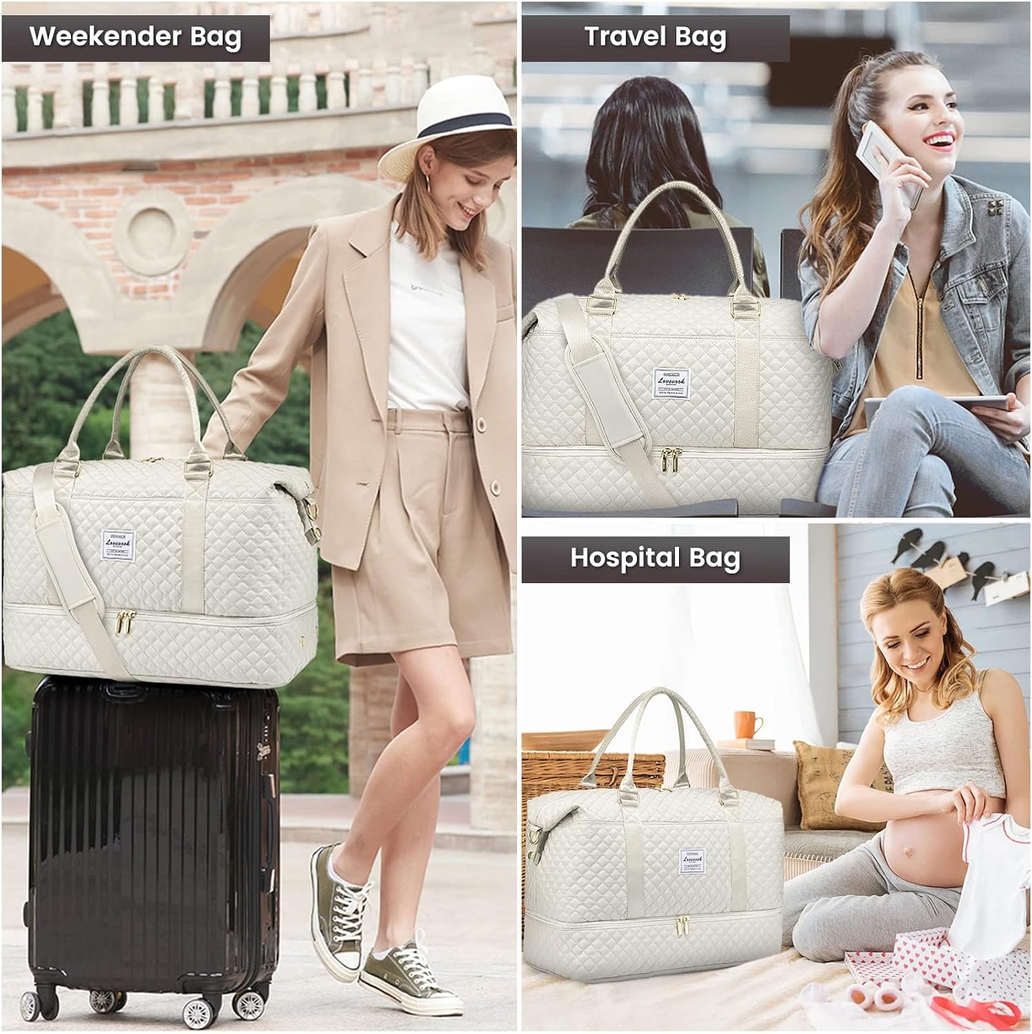 Thumbnail 5 de LOVEVOOK Bolsa de Viaje 48x23x34,5 cm
