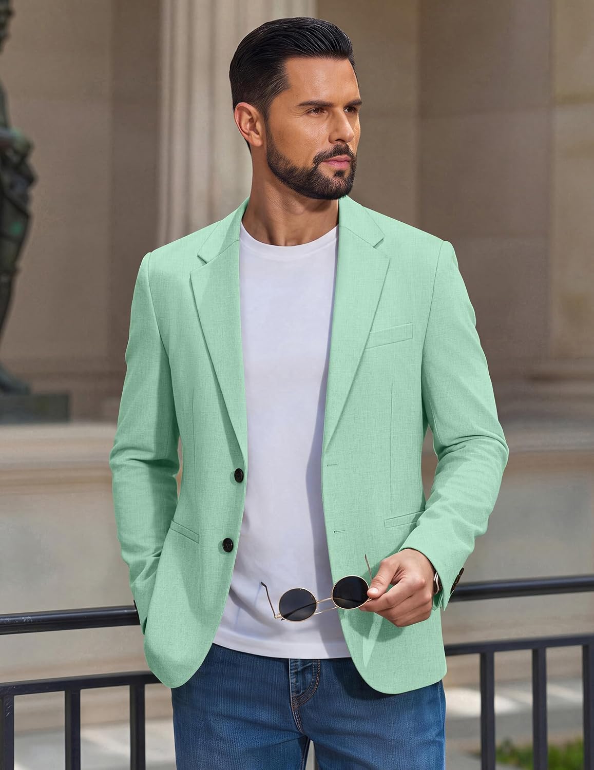 Detalle de COOFANDY Men's Polyester Blazer