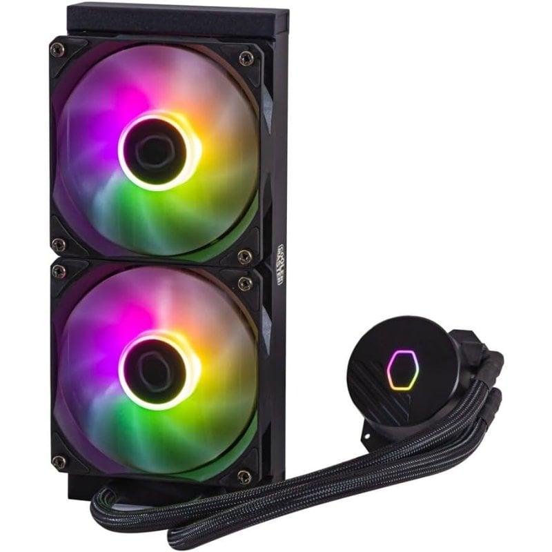 Detalle 2 de Cooler Master MasterLiquid 240L Core ARGB: kit de refrigeración líquida para 240 mm