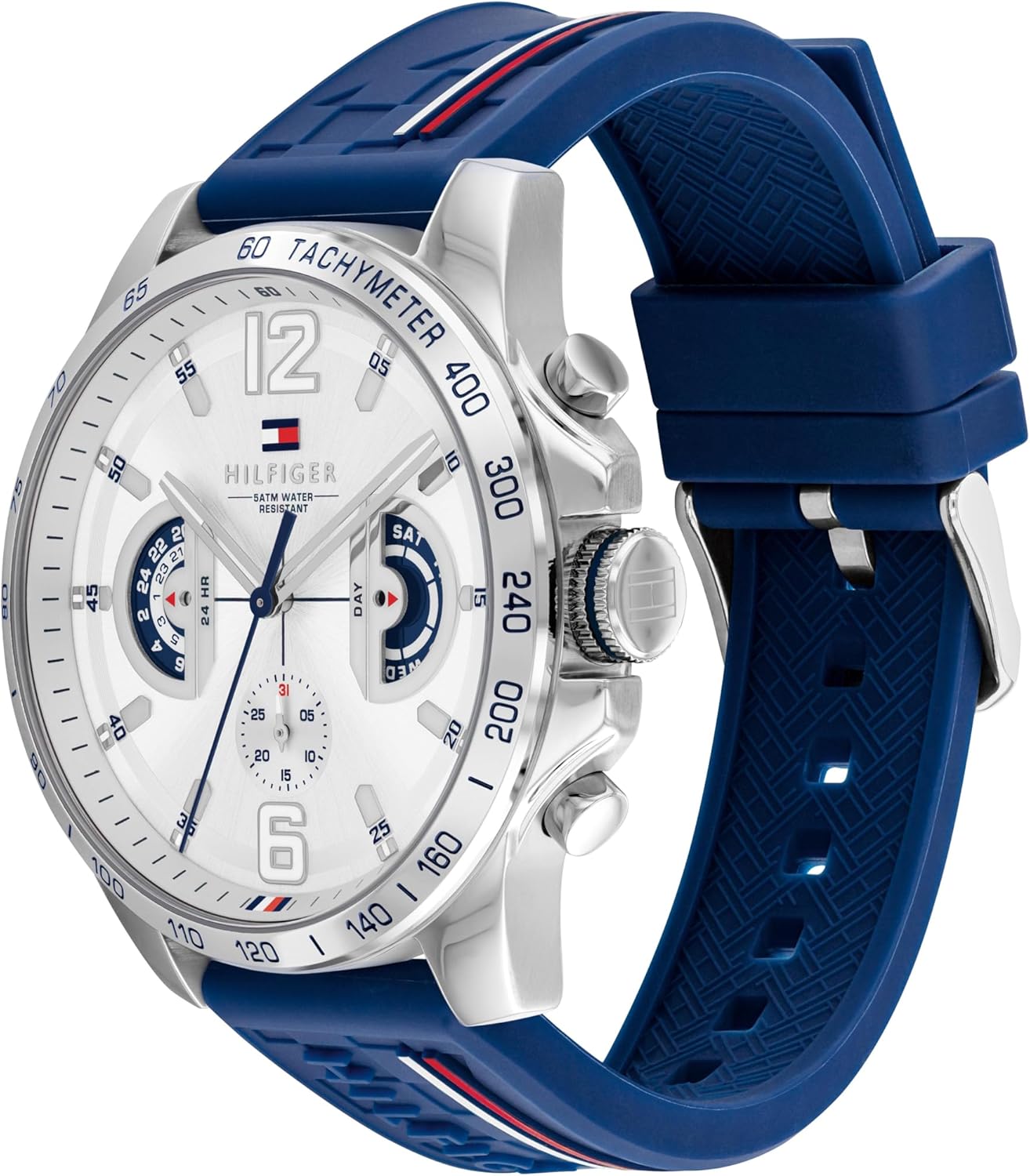 Thumbnail 1 de Tommy Hilfiger Analoge Multifunktionale Quarz-Uhr für Herren – Edelstahlgehäuse, austauschbare Armbänder
